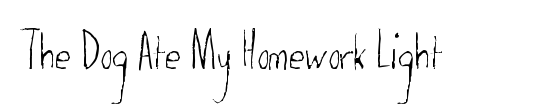 The Dog Ate My Homework Light