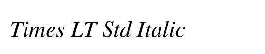 Times LT Std