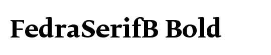 FedraSerifB