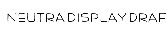 Neutra Display Drafting
