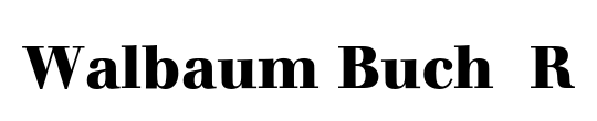 Walbaum Buch BQ