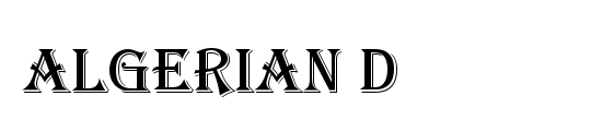 Algerian D