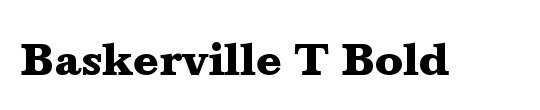 Baskerville T