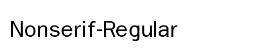 Nonserif