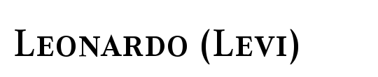 Leonardo (Levi)