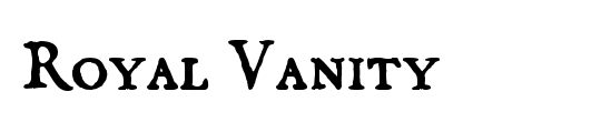 Royal Vanity