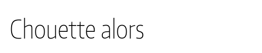 Chouette alors