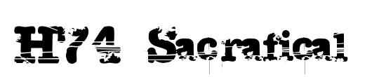 H74 Sacrafical