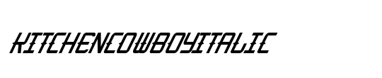 KitchenCowboyItalic