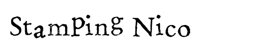Stamping Nico