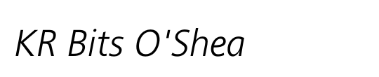 KR Bits O'Shea