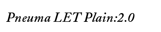 Pneuma LET