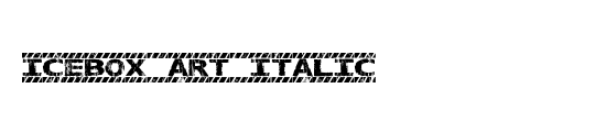 Icebox Art Italic