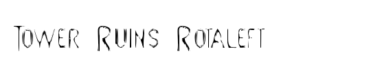 Tower Ruins Rotaleft