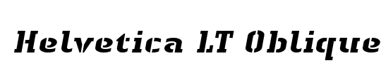 Helvetica LT