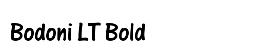Bodoni LT