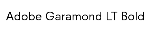 AGaramond LT Bold