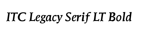 ITCLegacySerif LT Book