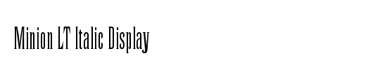 Minion LT Display