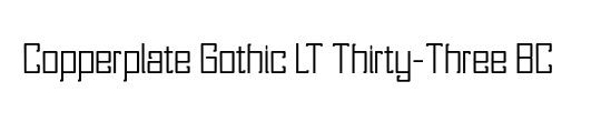 Copperplate LT 33bc