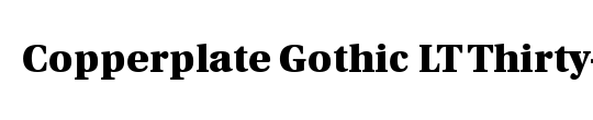 Copperplate LT 32bc