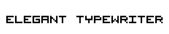 ELEGANT TYPEWRITER