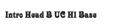 Intro Head B UC
