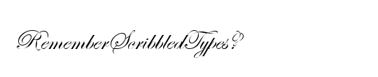RememberScribbledTypes?