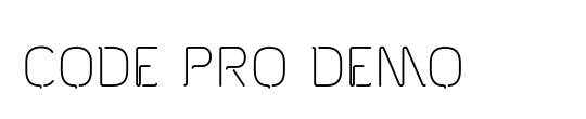 Code Pro Demo