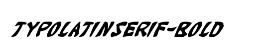 TypoLatinserif-Bold