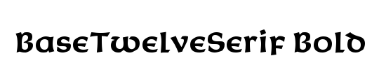 BaseTwelveSerif