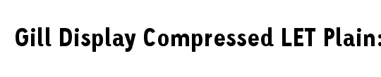 Gill Display Compressed LET