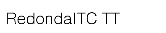 RedondaITC TT
