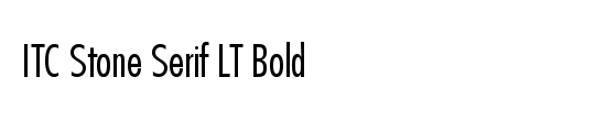 StoneSerif LT Bold