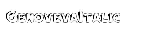GenovevaItalic