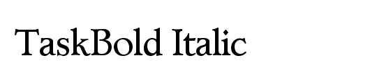 TaskBold Italic