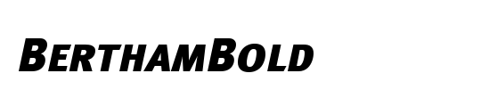 BerthamBold