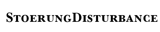 StoerungDisturbance