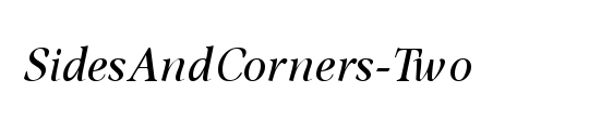 SidesAndCorners