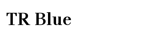 TR Blue