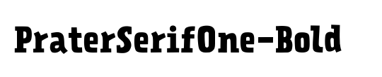 PraterSerifOne-Bold