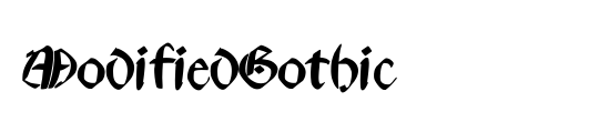 ModifiedGothic