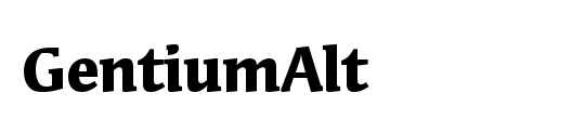 GentiumAlt