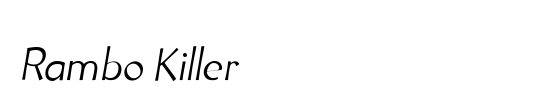 Rambo Killer 