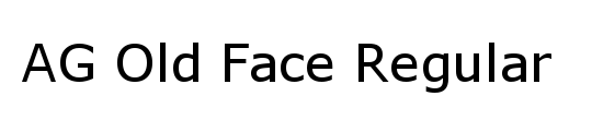 AG Old Face