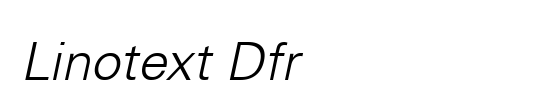 Linotext Dfr
