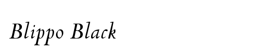 Blippo Black