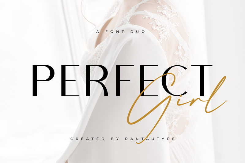 Perfect Girl Sans Serif illustration